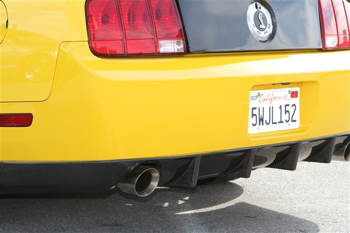 2005-2009 Mustang GT500 Carbon Fiber LG62KR Rear Diffuser Cover