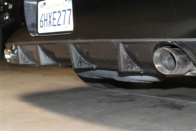 2005-2009 Mustang GT500 Carbon Fiber LG62KR Rear Diffuser Cover