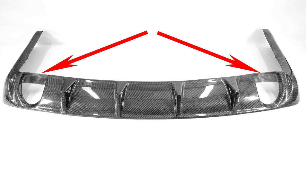 2005-2009 Mustang GT500 Carbon Fiber LG62KR Rear Diffuser Cover