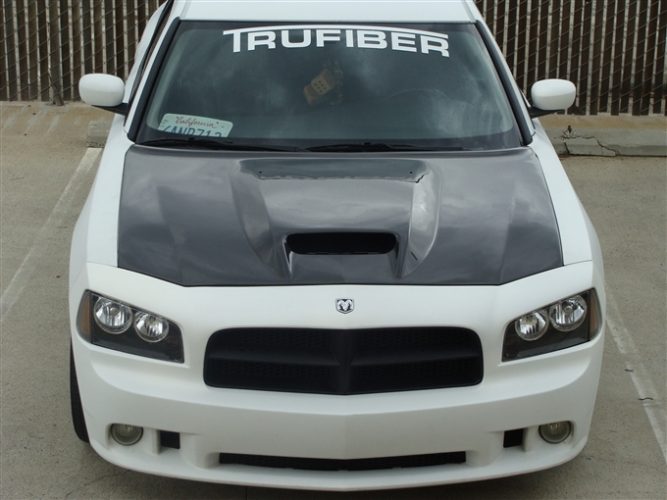 2005-2010 Charger Carbon Fiber A23 Hood
