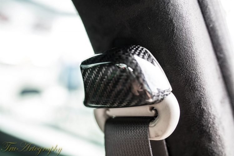 2005-2010 Charger Carbon Fiber LG182 Seat Belt Covers