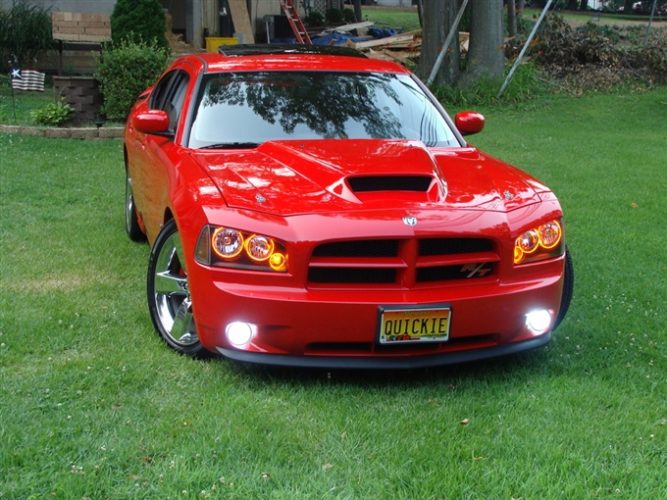 2005-2010 Charger Fiberglass A50 Ram Air Hood