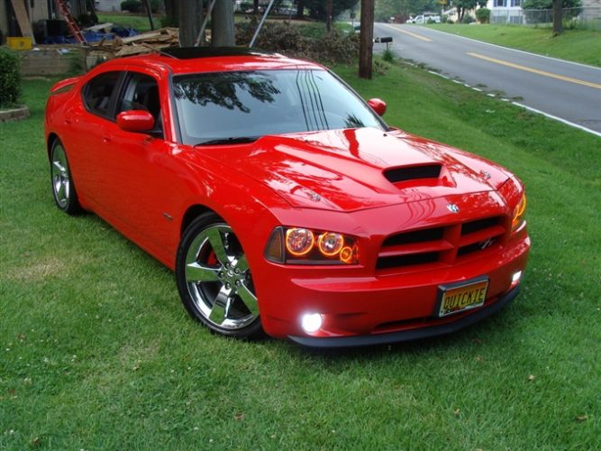 2005-2010 Charger Fiberglass A50 Ram Air Hood