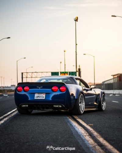2005-2013 C6 Corvette Fiberglass LG326-S Wide Body Rear Fender Flares - EXCLUSIVE