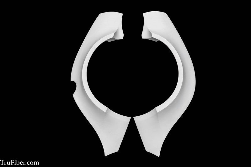 2005-2013 C6 Corvette Fiberglass LG326-S Wide Body Rear Fender Flares - EXCLUSIVE