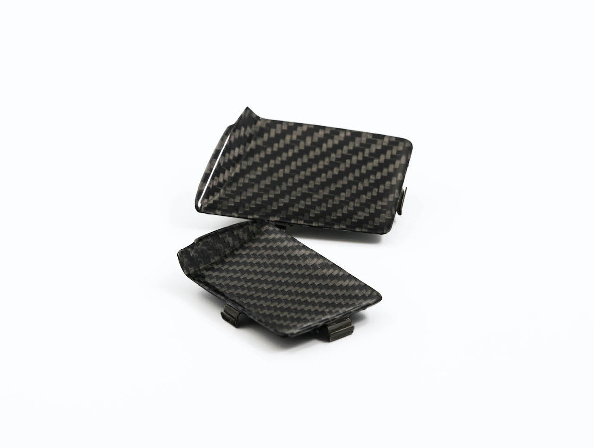 2005-2014 Mustang Carbon Fiber LG409 Door Lever Inserts - EXCLUSIVE