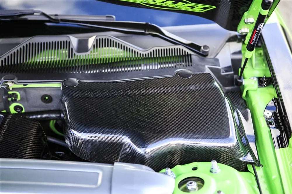 2005-2014 Mustang Carbon Fiber LG71 Battery & Master Cylinder Covers