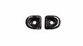 2005-2014 Mustang Carbon Fiber LG83 Door Lock Inserts
