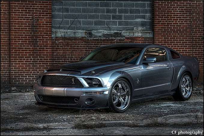 2007-2009 Mustang GT500 Fiberglass A53KR Ram Air Hood