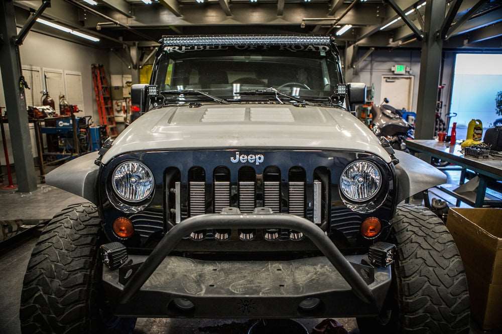 2007-2017 Wrangler Fiberglass A77 Heat Extractor Hood "JK"