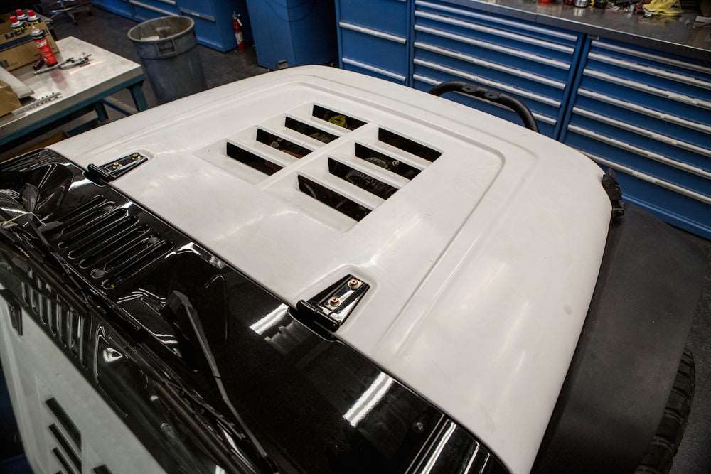2007-2017 Wrangler Fiberglass A77 Heat Extractor Hood "JK"