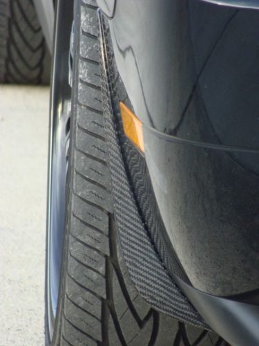 2009-2013 Challenger Carbon Fiber LG41 Front Splash Guards