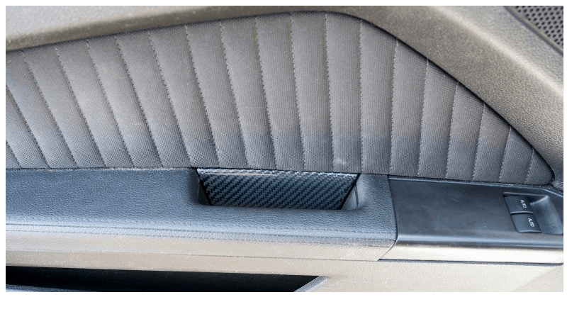 2010-2014 Mustang Carbon Fiber LG155 Door Pull Inserts - EXCLUSIVE
