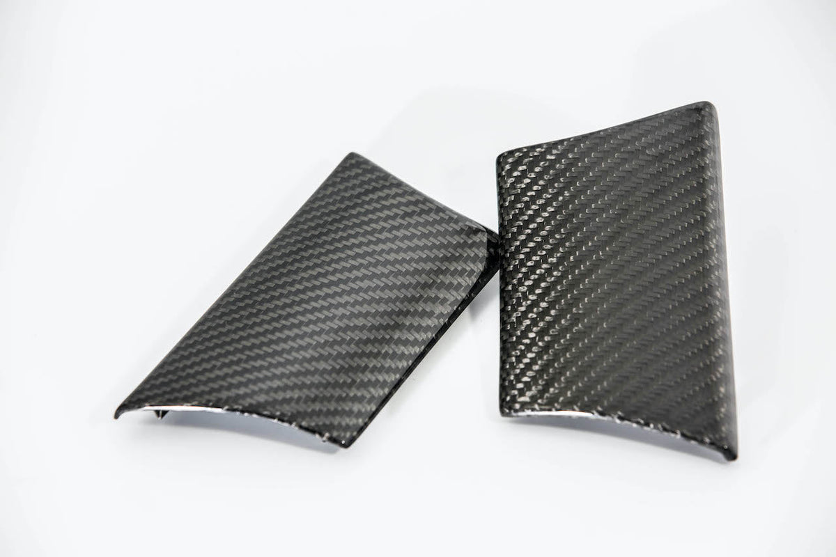 2010-2014 Mustang Carbon Fiber LG155 Door Pull Inserts - EXCLUSIVE