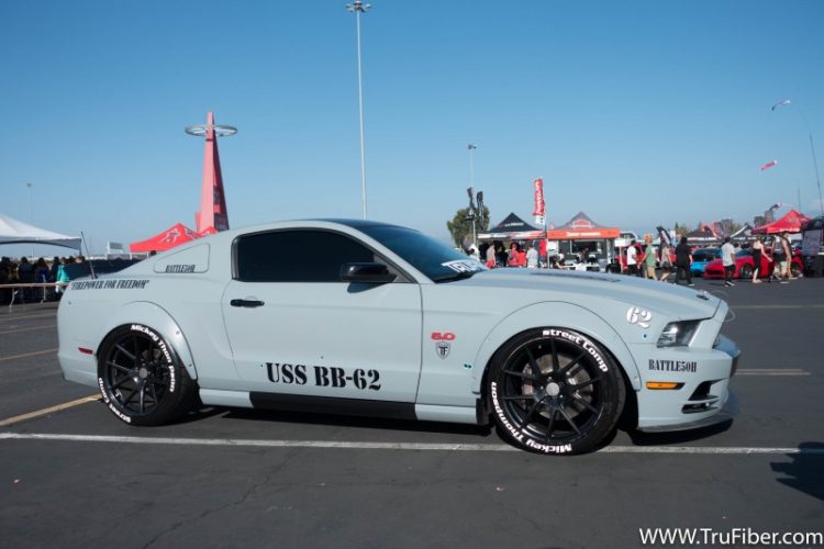 2010-2014 Mustang Carbon Fiber LG219-S Rear Fender Flares - EXCLUSIVE