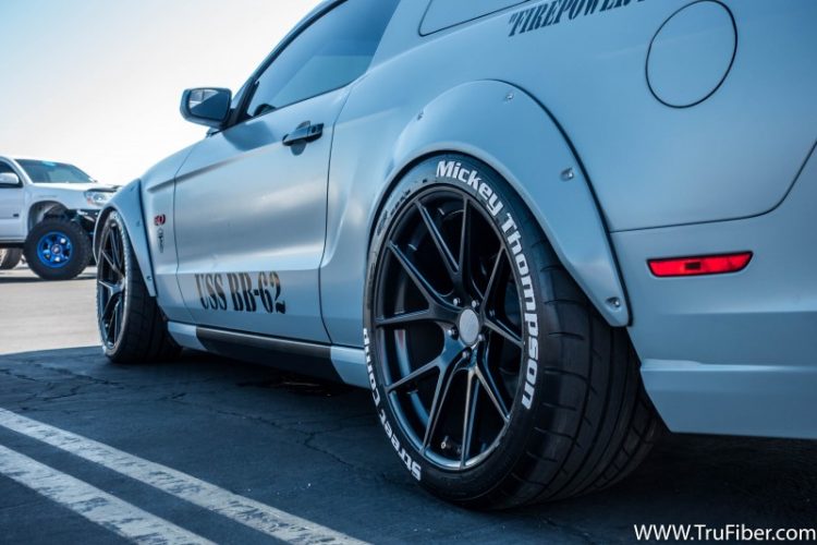 2010-2014 Mustang Carbon Fiber LG219-S Rear Fender Flares - EXCLUSIVE