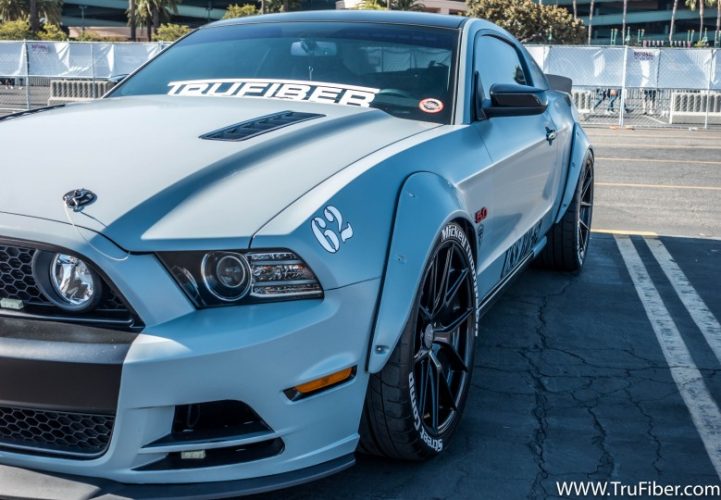 2010-2014 Mustang Carbon Fiber LG219-T Front Fender Flares - EXCLUSIVE