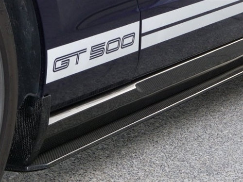 2010-2014 Mustang Carbon Fiber LG37 Side Skirt Splitters