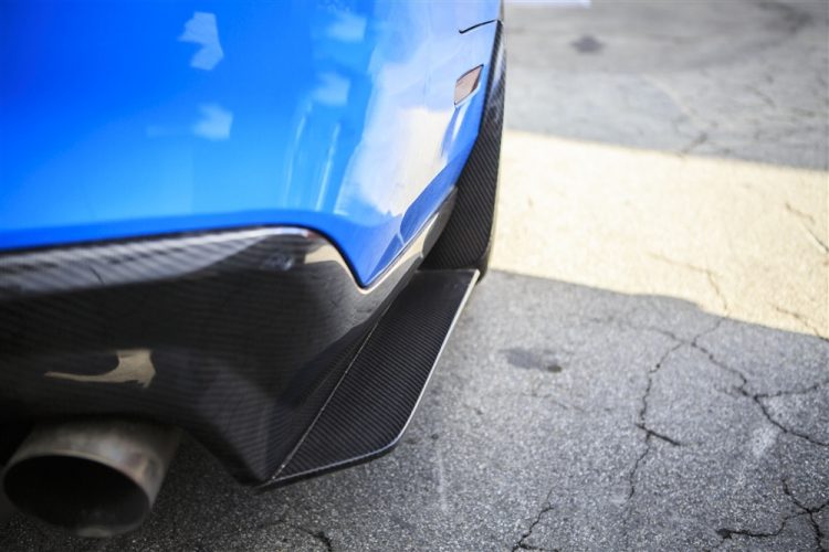 2010-2014 Mustang Carbon Fiber LG56 Rear Diffuser Splitters