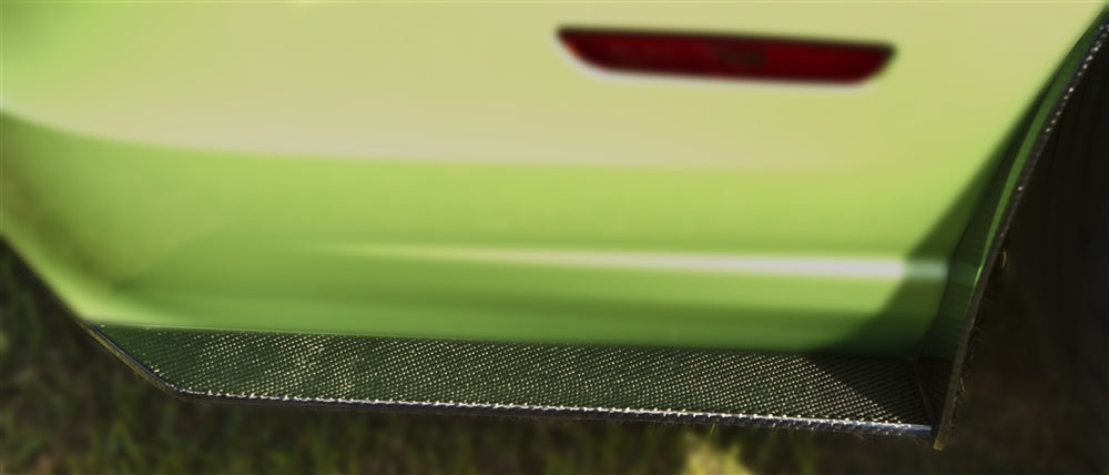 2010-2014 Mustang Carbon Fiber LG56 Rear Diffuser Splitters