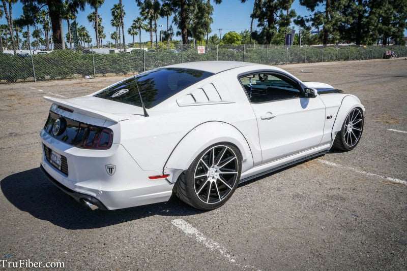 2010-2014 Mustang Fiberglass LG276-S Rear Fender Flares - EXCLUSIVE
