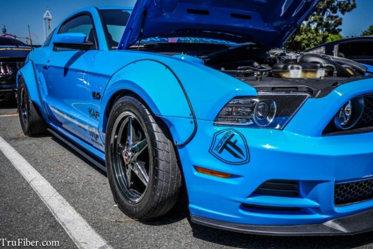 2010-2014 Mustang Fiberglass LG276-T Front Fender Flares - EXCLUSIVE