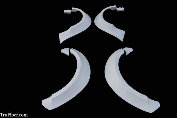 2010-2014 Mustang Fiberglass LG276-T Front Fender Flares - EXCLUSIVE