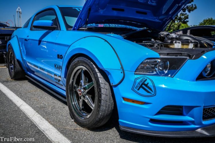 2010-2014 Mustang Fiberglass LG276-T Front Fender Flares - EXCLUSIVE