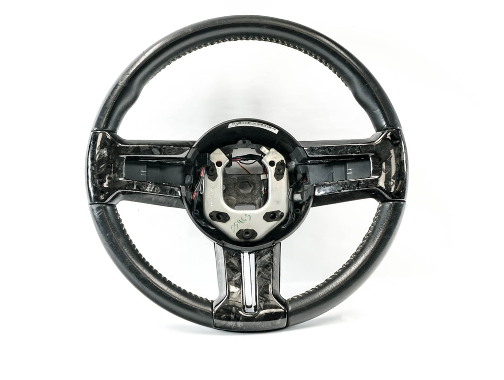 2010-2014 Mustang Forged Carbon Fiber LG112 Steering Inserts - EXCLUSIVE