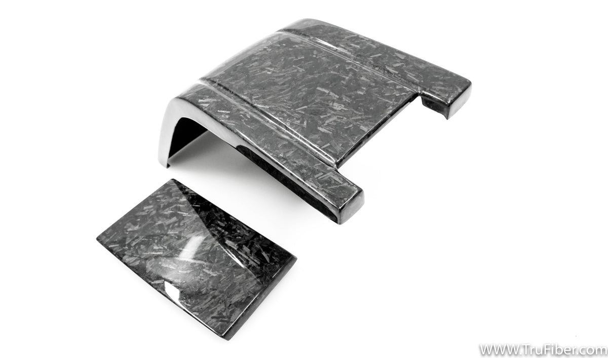 2010-2014 Mustang Forged Carbon Fiber LG121 Arm Rest Cover and Extension - EXCLUSIVE