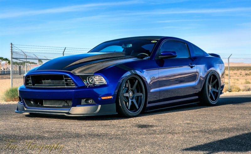 2010-2014 Mustang GT500 Carbon Fiber A49-3KR Heat Extractor Hood