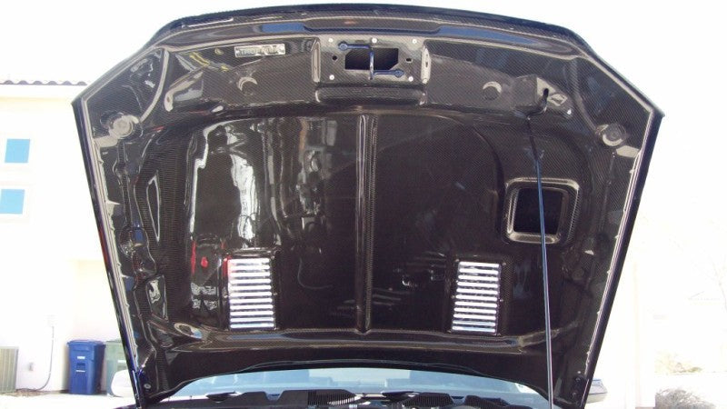 2010-2014 Mustang GT500 Carbon Fiber A53KR Ram Air Hood (also fits 2013-2014 V6/GT)