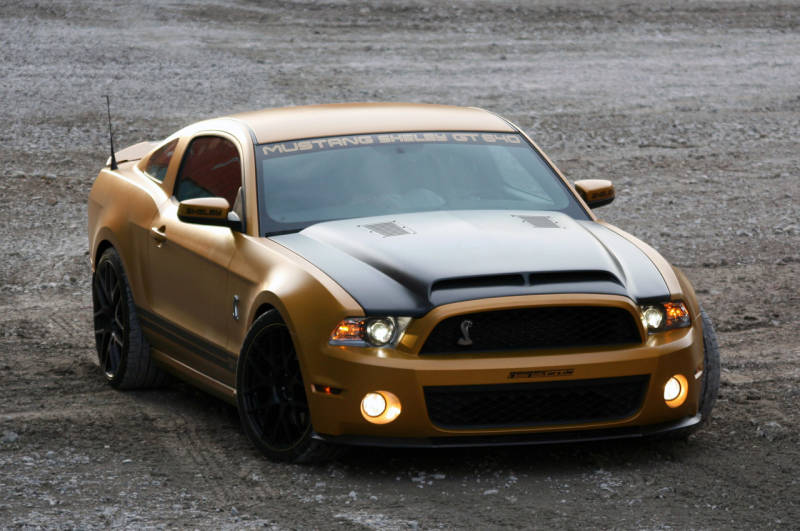 2010-2014 Mustang GT500 Carbon Fiber A53KR Ram Air Hood (also fits 2013-2014 V6/GT)