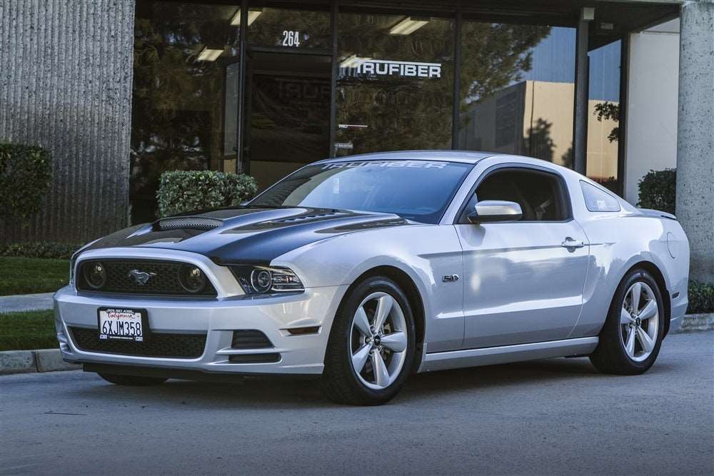 2010-2014 Mustang GT500 Carbon Fiber A72KR Ram Air Hood