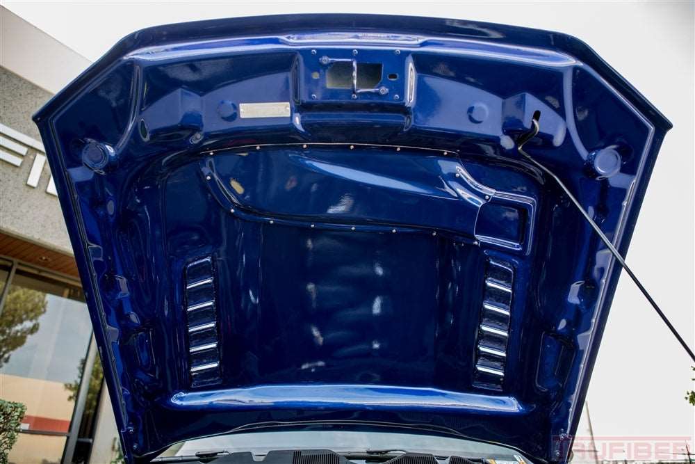 2010-2014 Mustang GT500 Carbon Fiber A72KR Ram Air Hood