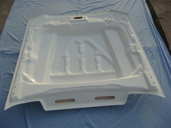 2010-2014 Mustang GT500 Fiberglass A49-3KR Heat Extractor Hood