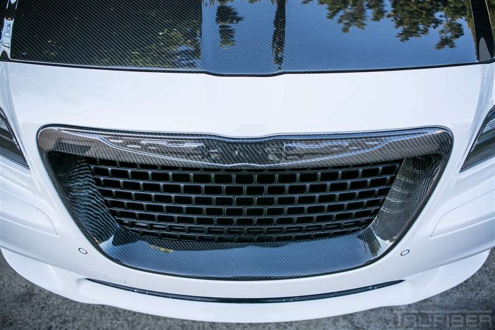 2011-2014 300 Carbon Fiber LG143 Front Bumper Deep Grille