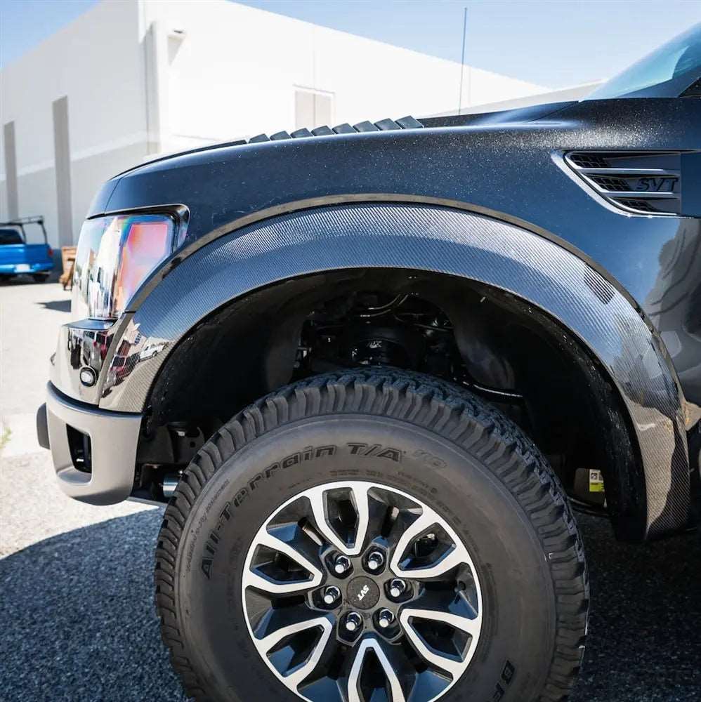 2013-2014 F150 Raptor Carbon Fiber LG186-T Fender Flares (front - left/right)
