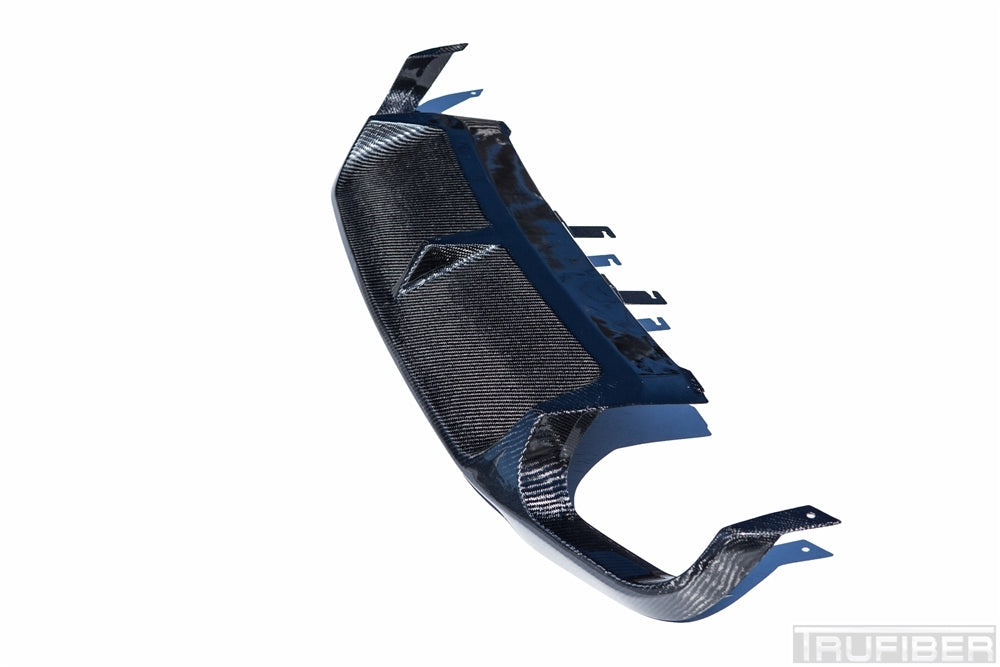 2013-2014 Mustang Carbon Fiber LG149KR Quad Tip Rear Diffuser