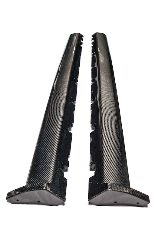 2013-2014 Mustang Carbon Fiber XR7 Side Skirts
