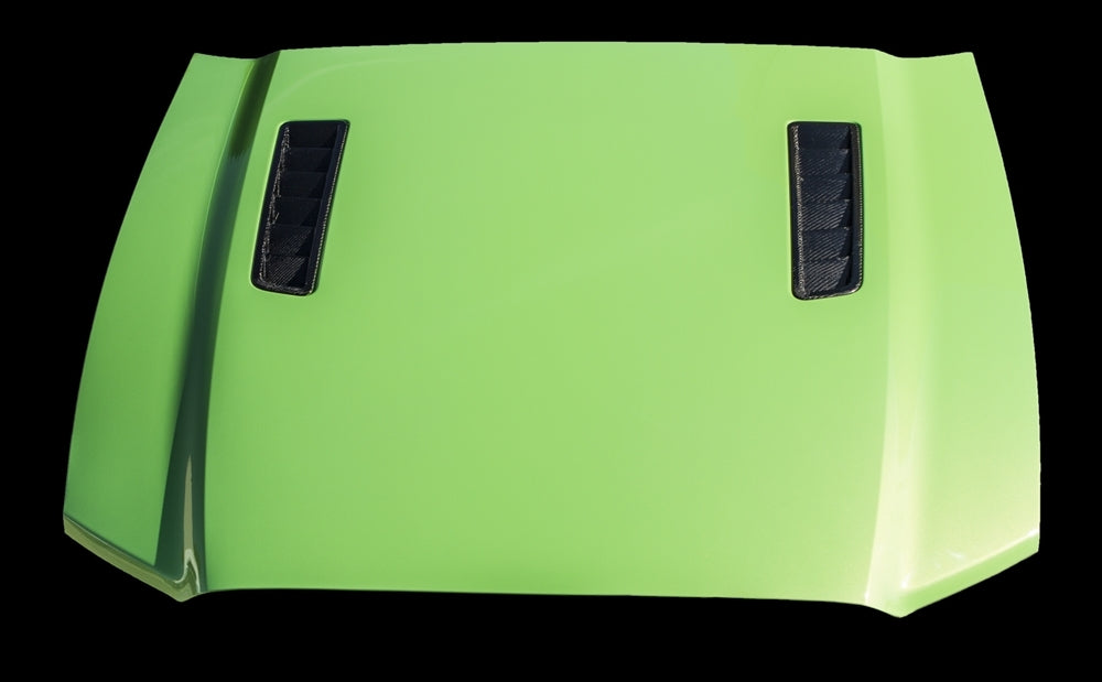 2013-2014 Mustang GT Carbon Fiber LG142 Hood Vents