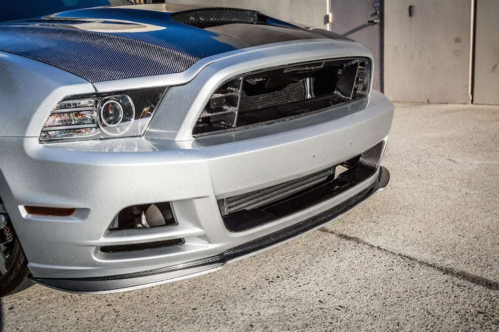 2013-2014 Mustang GT Carbon Fiber LG203 Front Bumper Upper Grille
