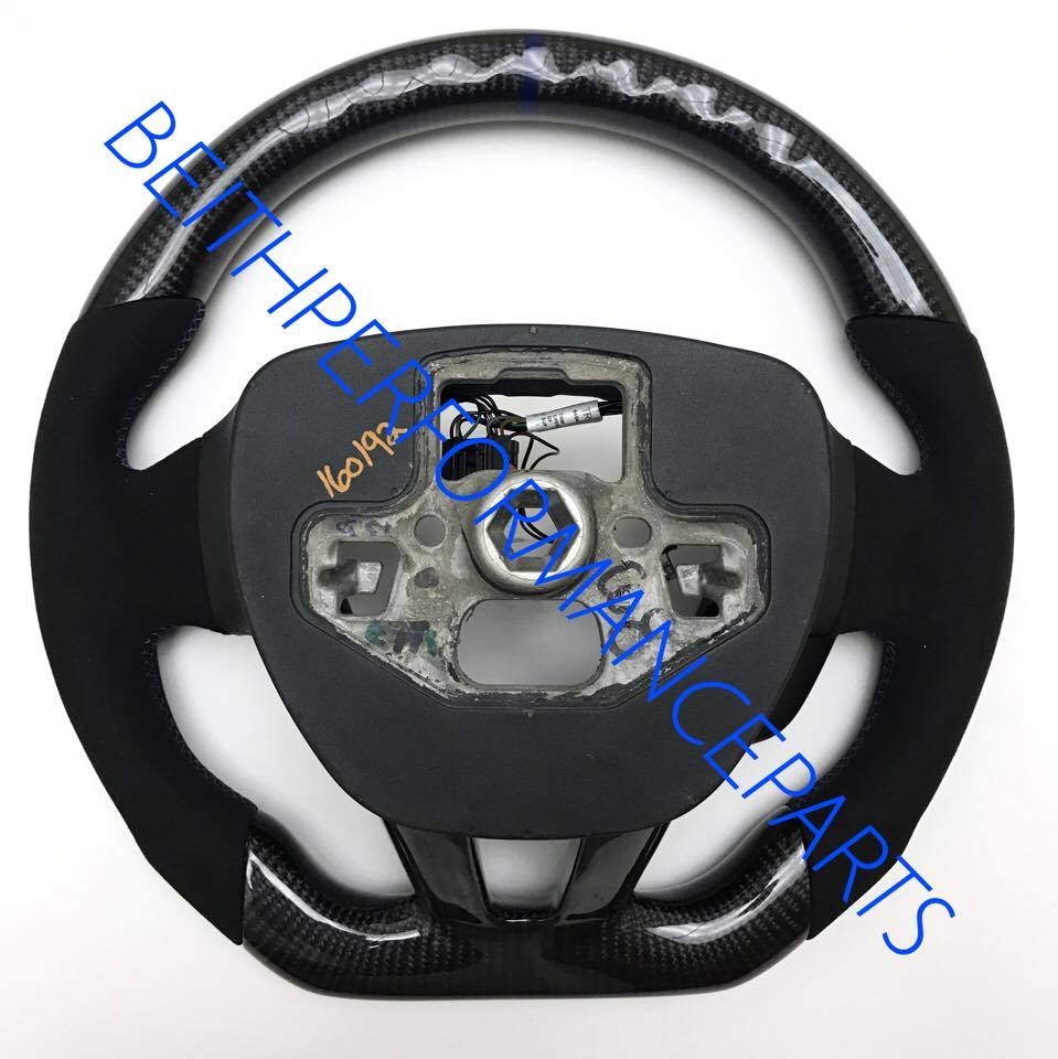 2015+ Ford Focus Carbon – Blue Stitching, Blue Stripe