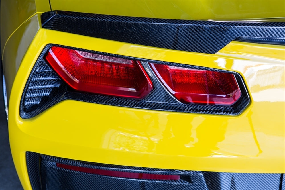 C7 Corvette Carbon Fiber LG207-AC Tail Light Bezels