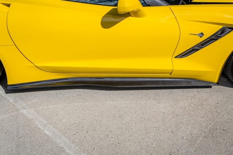 C7 Corvette Carbon Fiber LG214-AC Side Skirts