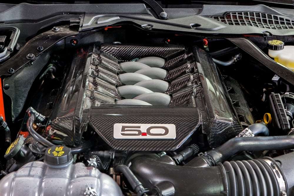 2015-2017 S550 Mustang 5.0 Carbon Fiber LG220 Engine Cover