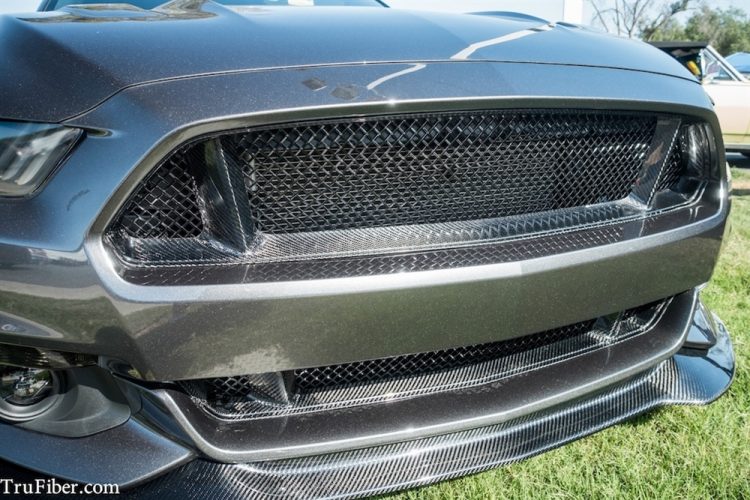2015-2017 S550 Mustang Carbon Fiber LG239 Front Bumper Upper Grille