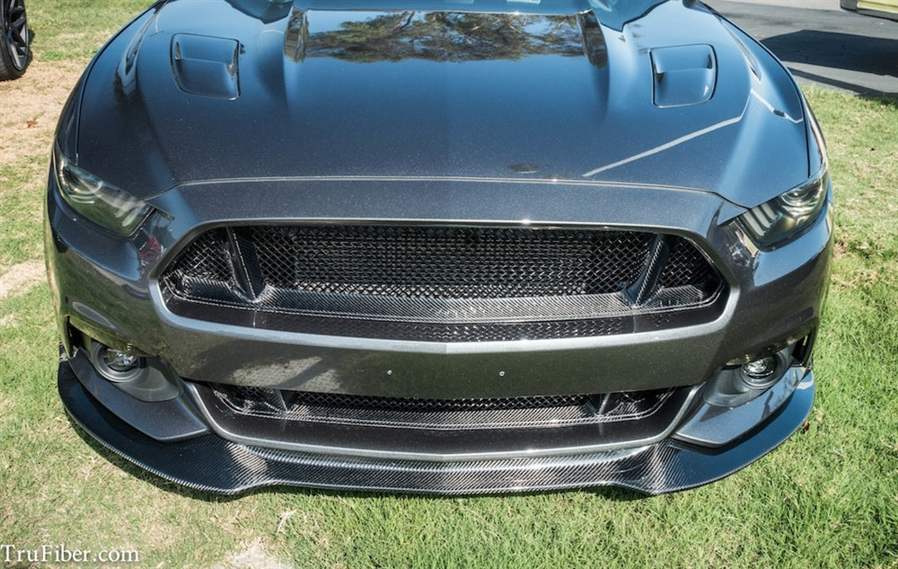 2015-2017 S550 Mustang Carbon Fiber LG239 Front Bumper Upper Grille