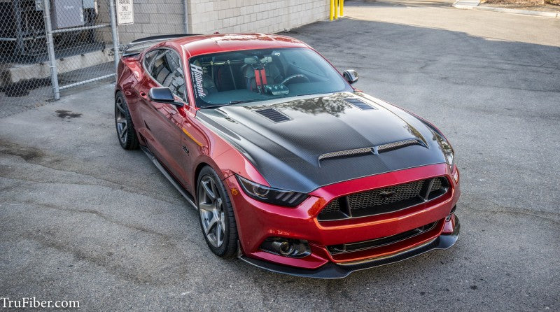 2015-2017 S550 Mustang Carbon Fiber A53 Ram Air Hood