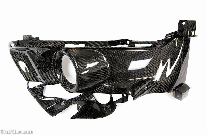 2015-2017 S550 Mustang Carbon Fiber LG237 Fog Light Bezels